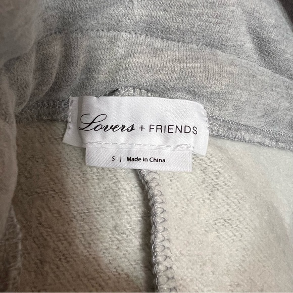 Lovers + Friends | Meghan Sweat Shorts High Waisted Button Fly Pull-On Size S - Picture 3 of 12